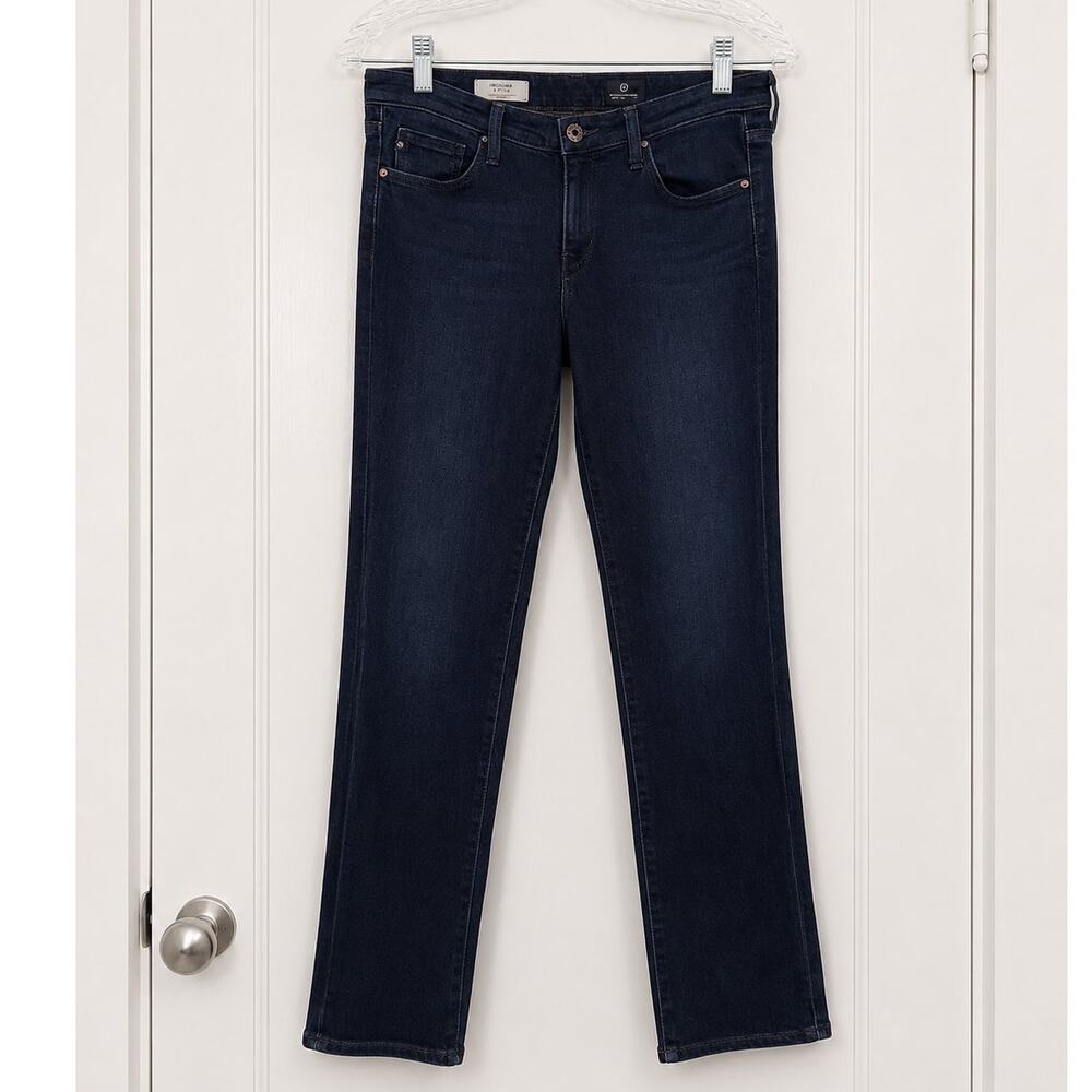 AG Adriano Goldschmied The Prima Mid Rise Cigarette Jeans Women’s 28R Dark Wash